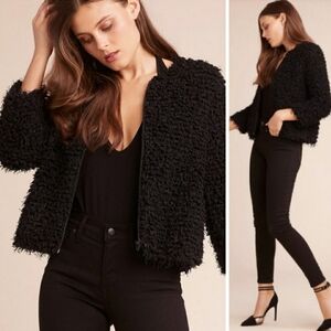 BB Dakota Shaggy Fringe Jacket